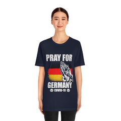 Pray For Germany Unisex Jersey Short Sleeve Tee