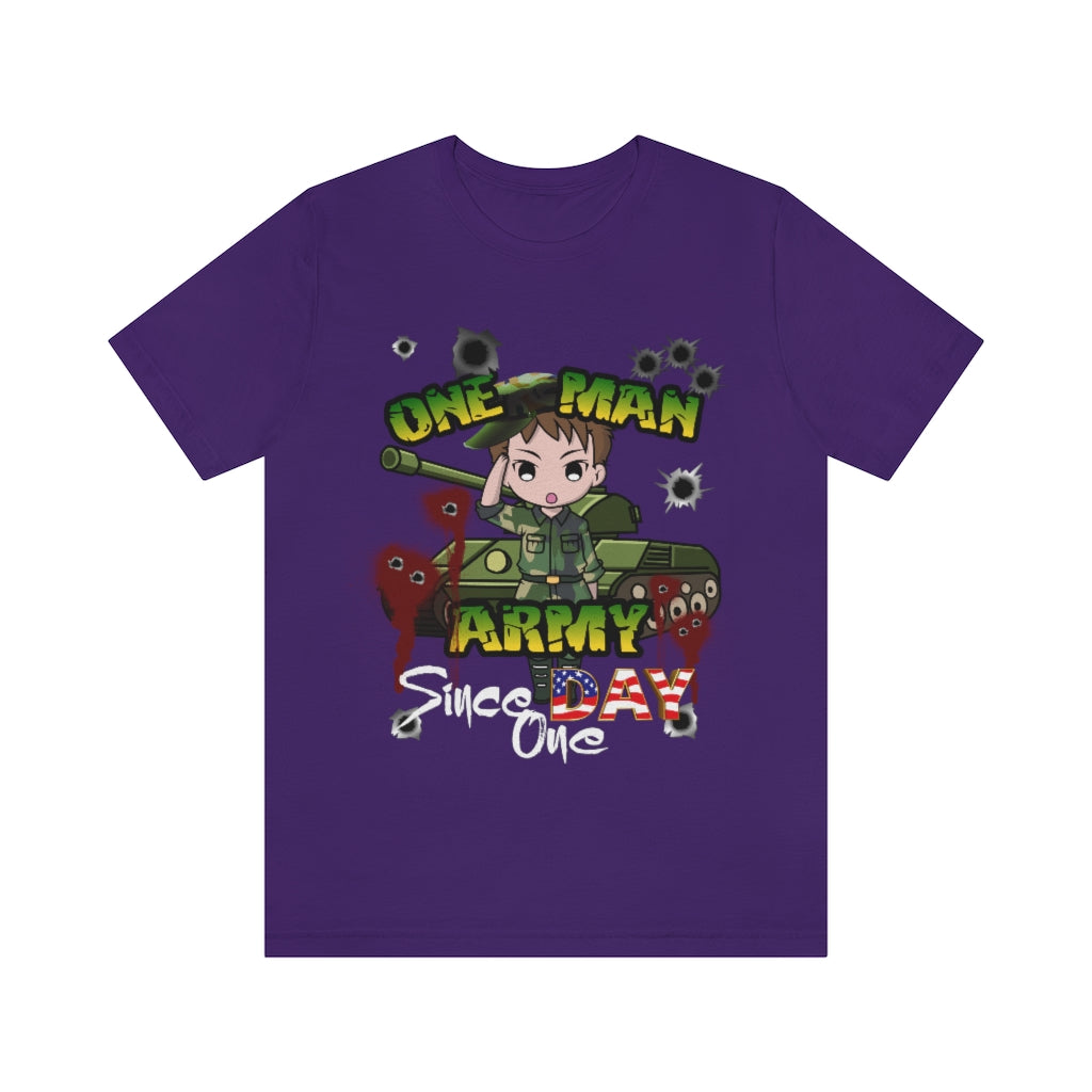 One Man Army Unisex Jersey Short Sleeve Tee