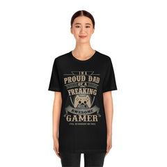 Proud Dad Unisex Jersey Short Sleeve Tee
