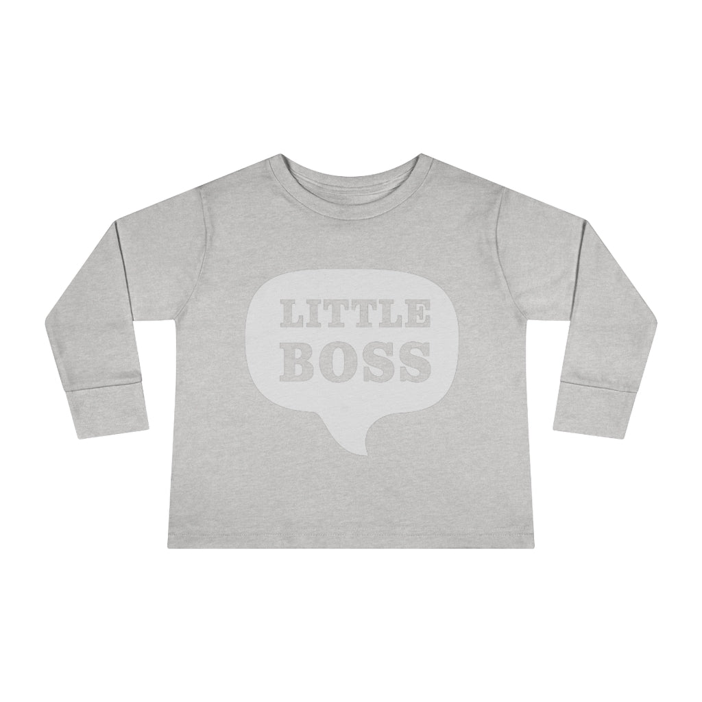 Little Boss Toddler Long Sleeve Tee