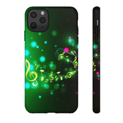 Golden Notes Music iPhone Tough Cases