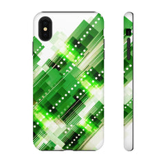 Ribbon Geometric iPhone Tough Cases