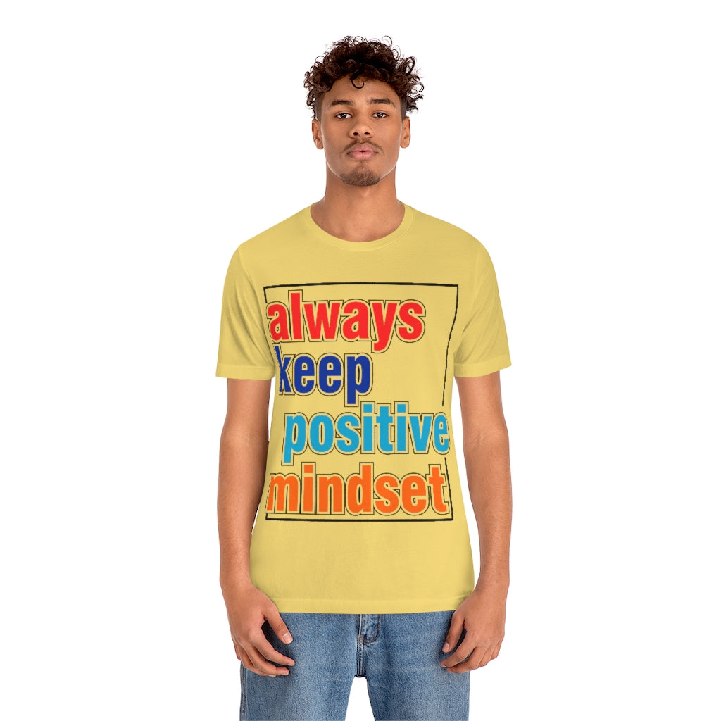 Positive Mindset Unisex Jersey Short Sleeve Tee