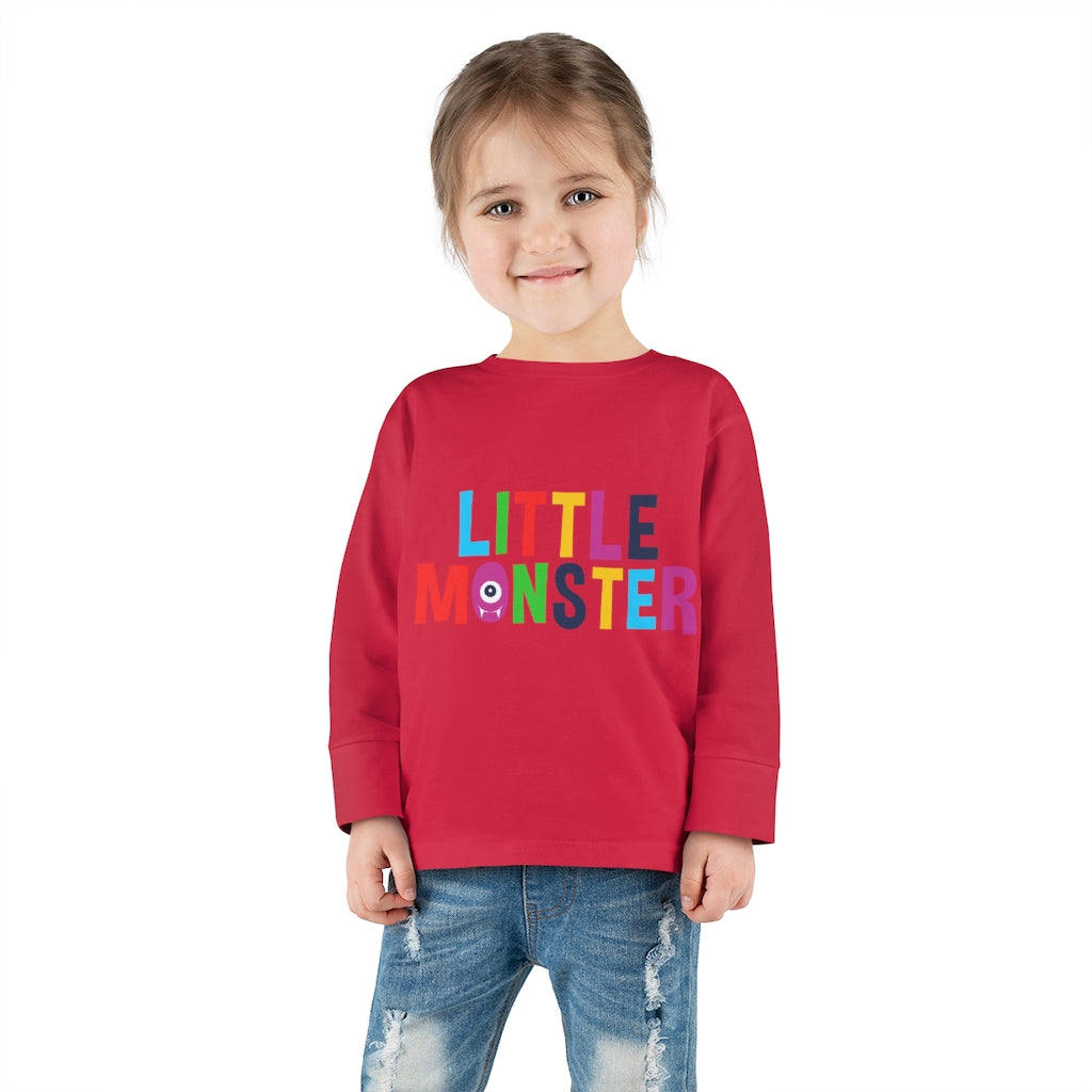 Little Monster Toddler Long Sleeve Tee