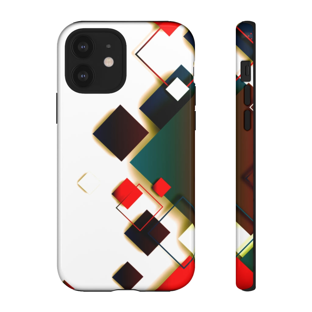 Cubed Geometric iPhone Tough Cases