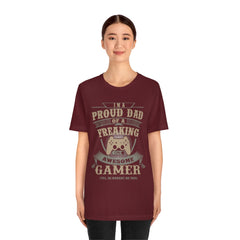 Proud Dad Unisex Jersey Short Sleeve Tee