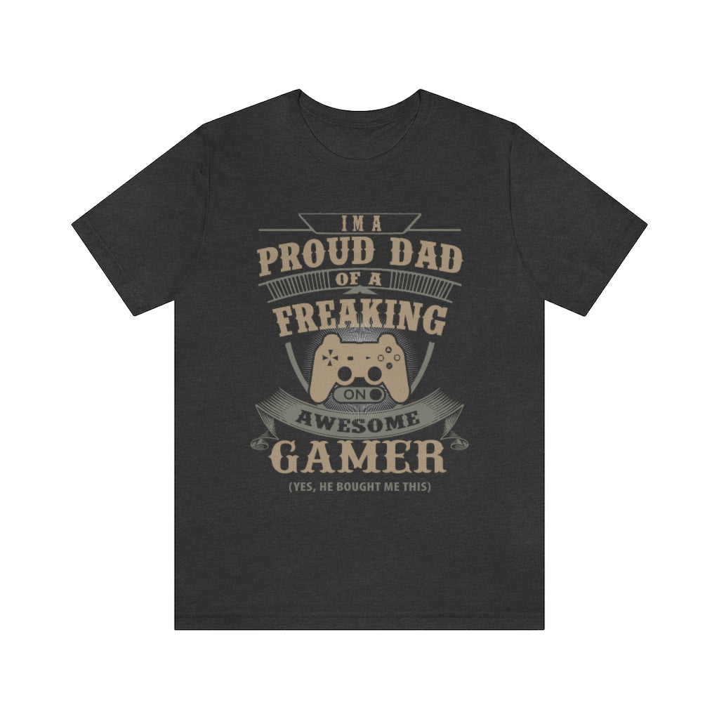 Proud Dad Unisex Jersey Short Sleeve Tee