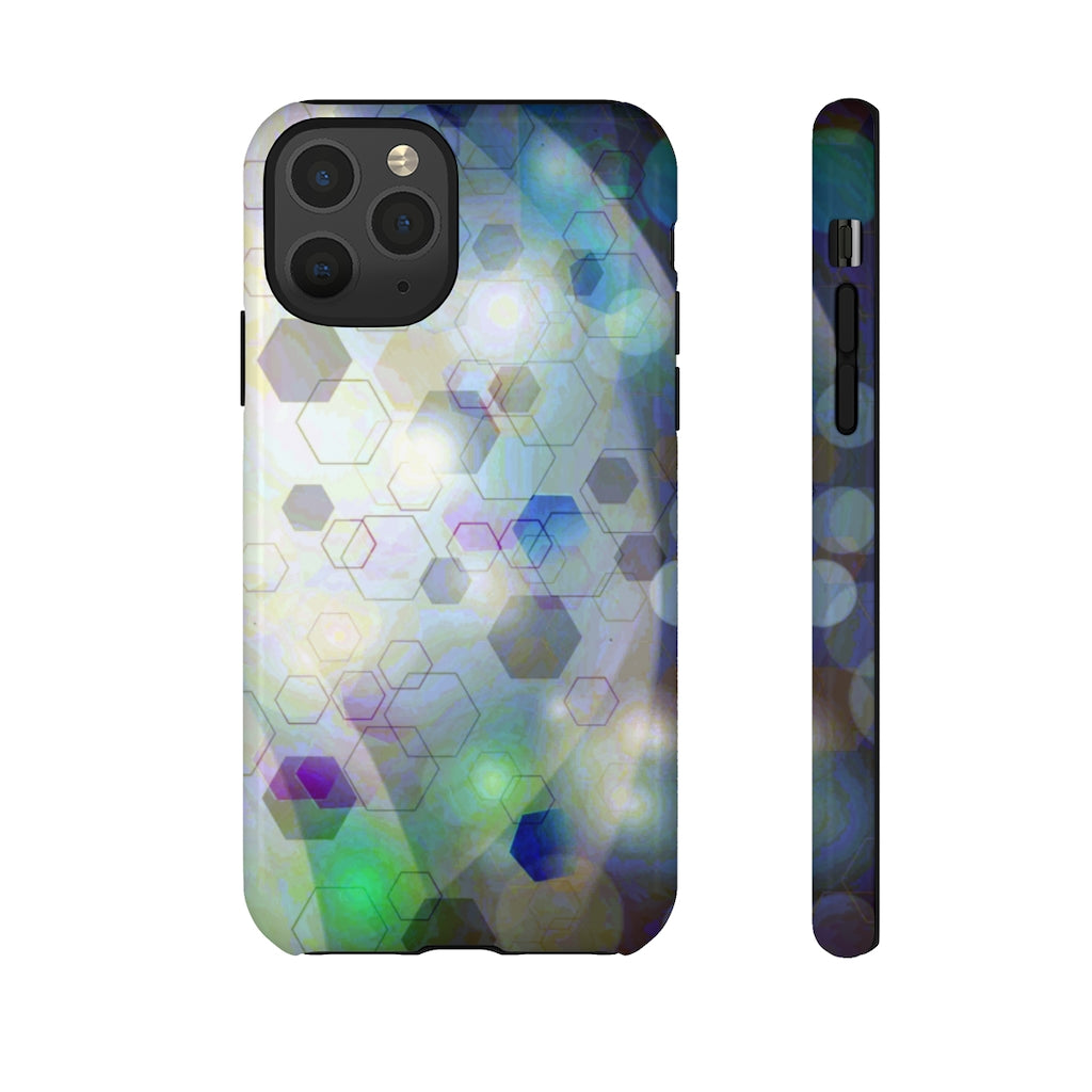 Hexagon Flash Geometric iPhone Tough Cases