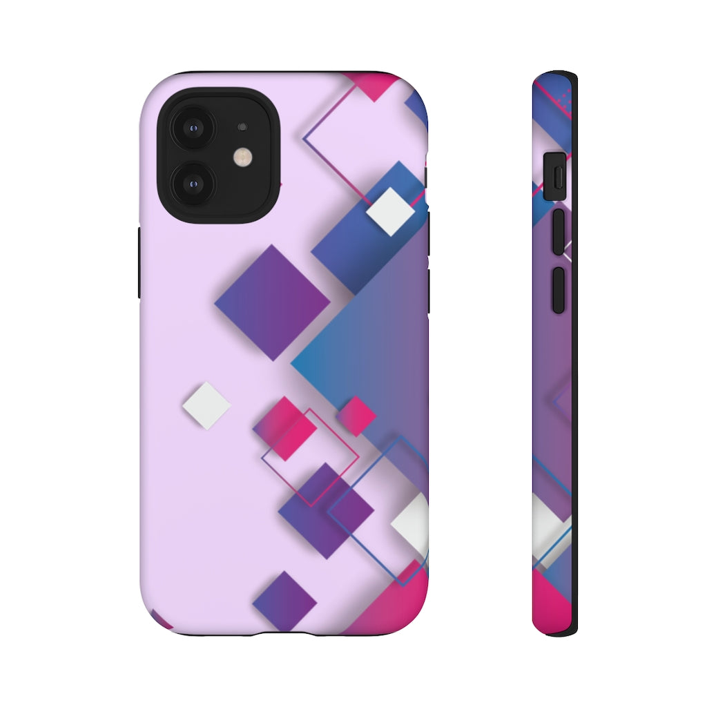 Cubed Geometric iPhone Tough Cases