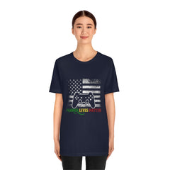 Gamer Lives Matter Unisex Jersey Short Sleeve Tee