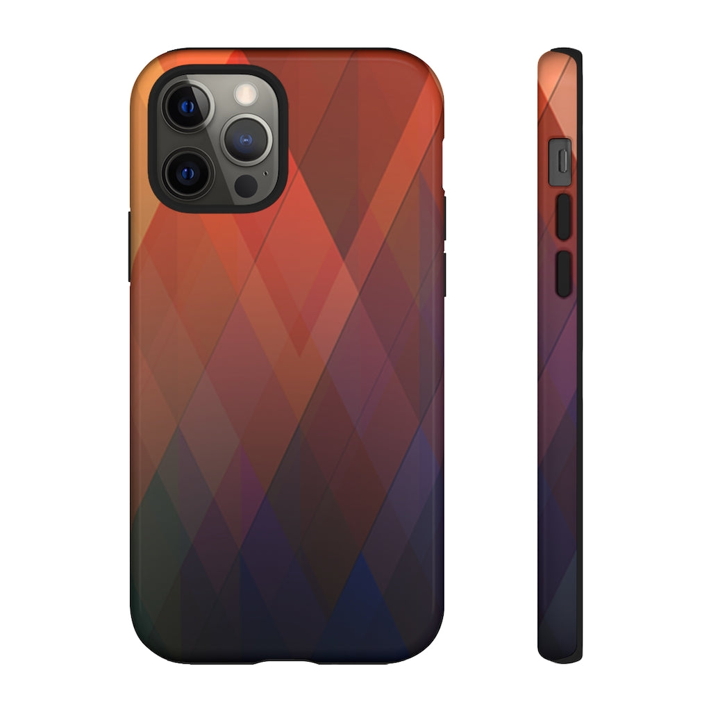 Plaid Geometric iPhone Tough Cases