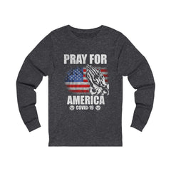 Pray For America Unisex Jersey Long Sleeve Tee