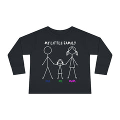 My Little Family Toddler Long Sleeve Tee