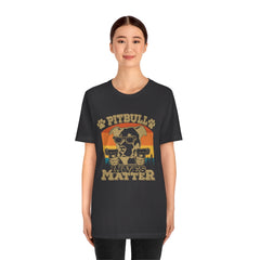 Pittbull Lives Matter Unisex Jersey Short Sleeve Tee