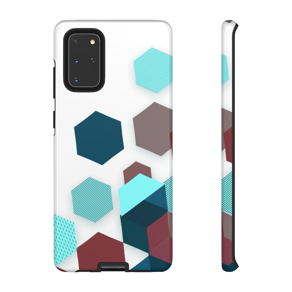 Hexagon Geometric Samsung Galaxy Tough Cases