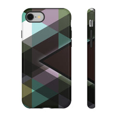 Plaid Geometric iPhone Tough Cases