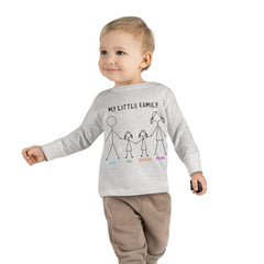 My Little Family Toddler Long Sleeve Tee