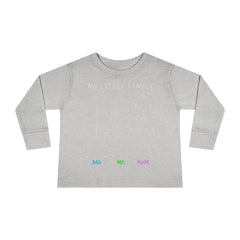 My Little Family Toddler Long Sleeve Tee