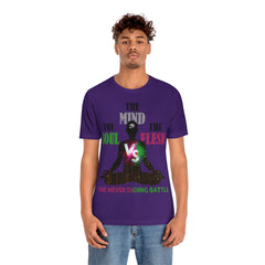 The Soul vs. The Flesh vs. The Mind Unisex Jersey Short Sleeve Tee
