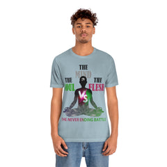 The Soul vs. The Flesh vs. The Mind Unisex Jersey Short Sleeve Tee