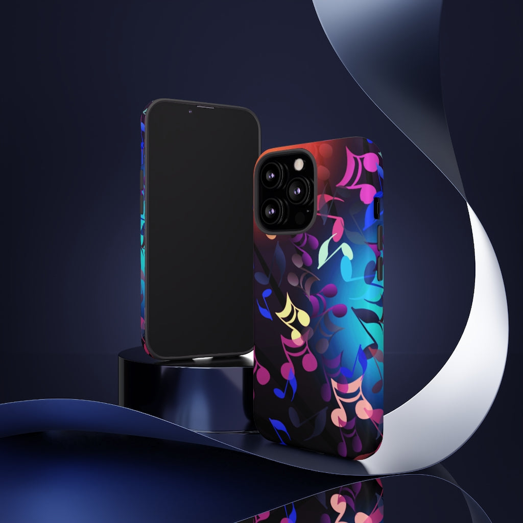 Scattered Notes Music iPhone Tough Cases