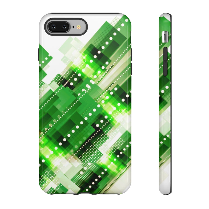 Ribbon Geometric iPhone Tough Cases