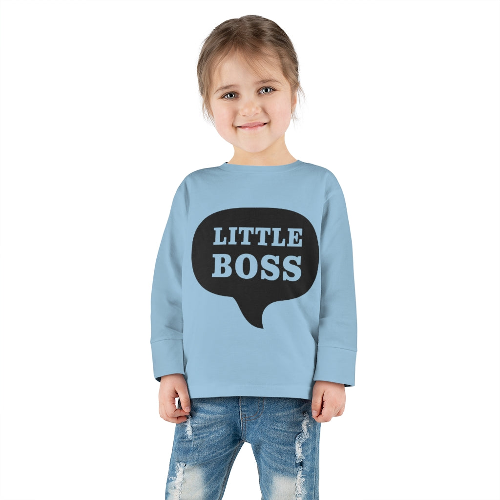 Little Boss Toddler Long Sleeve Tee