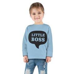 Little Boss Toddler Long Sleeve Tee
