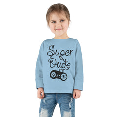 Super Dude Toddler Long Sleeve Tee