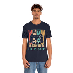 Gaming Repeat Unisex Jersey Short Sleeve Tee