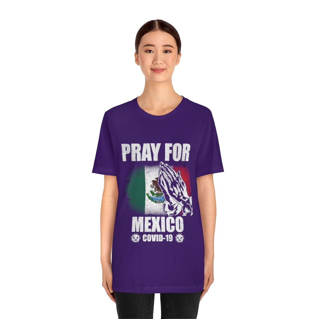 Pray For Mexico Unisex Jersey Short Sleeve Tee