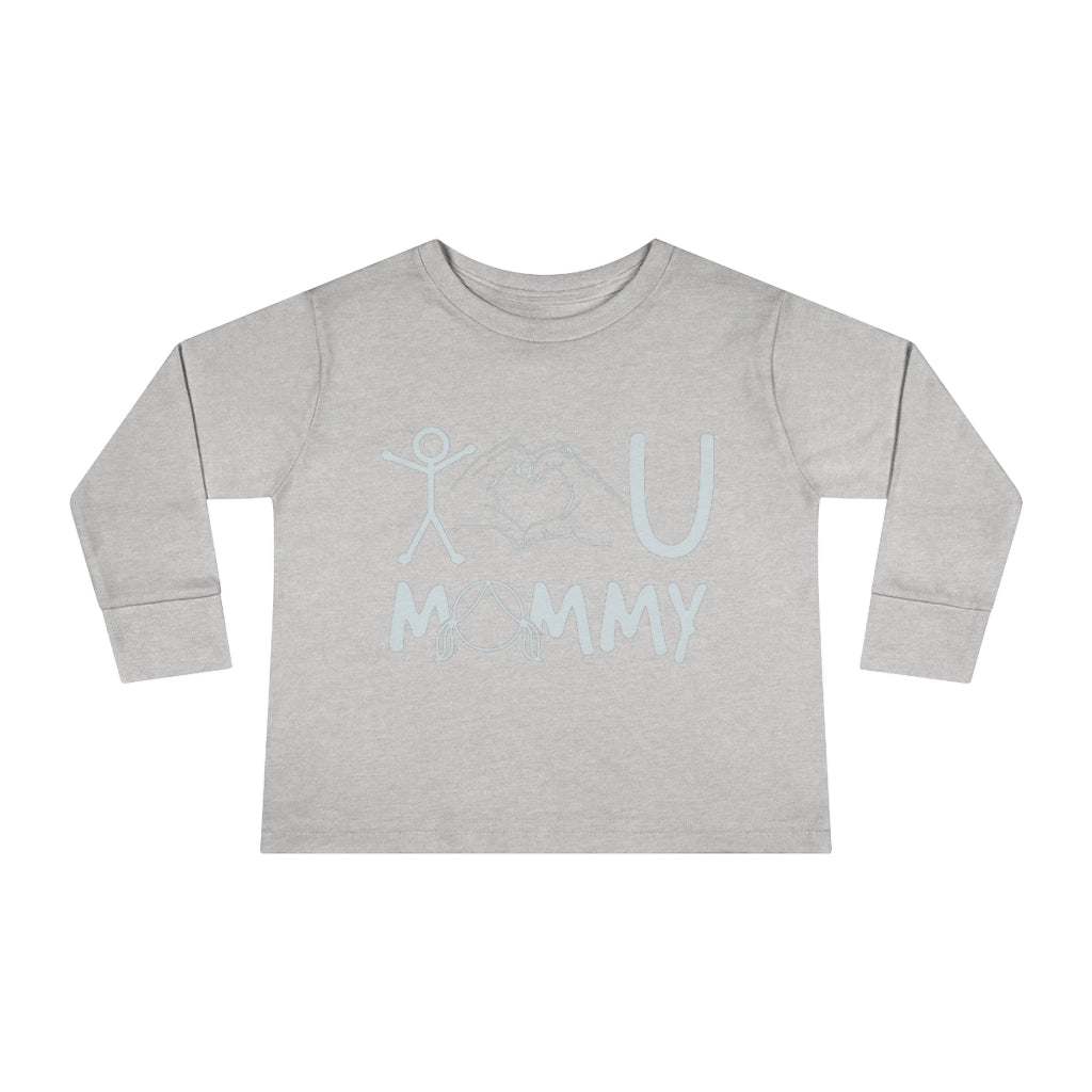 Love Mommy Toddler Long Sleeve Tee