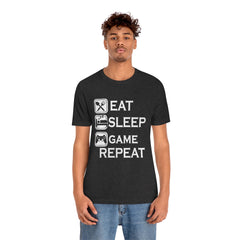 Gaming Repeat Unisex Jersey Short Sleeve Tee