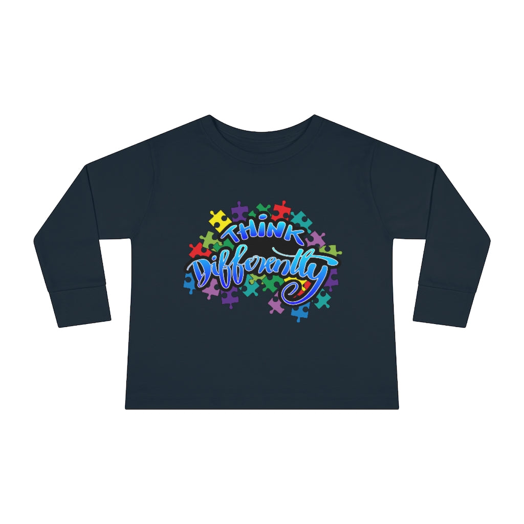 Think Differently Toddler Long Sleeve Tee