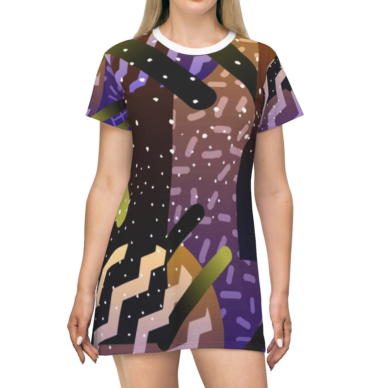 Sprinkles Geometric T-Shirt Dress