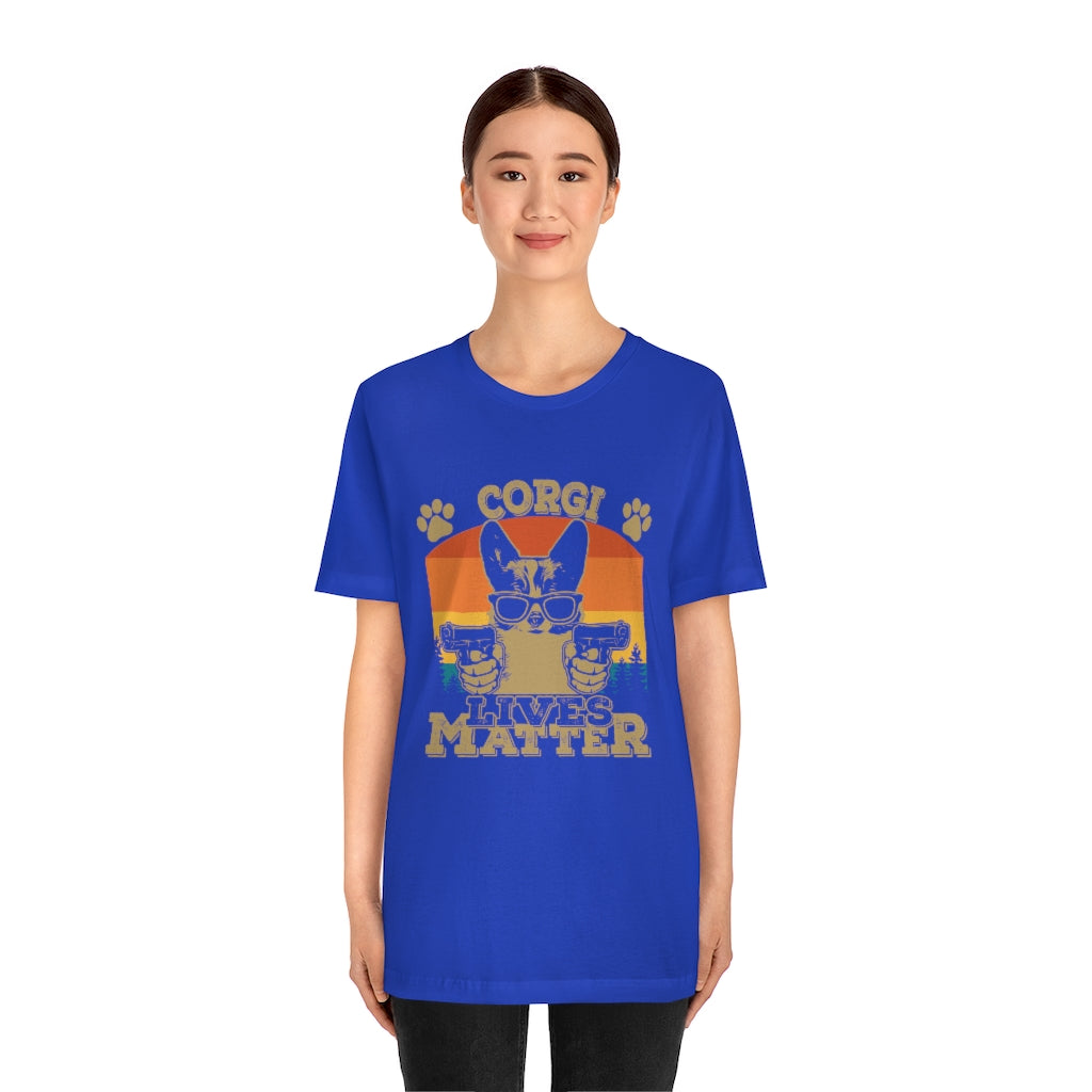 Corgi Lives Matter Unisex Jersey Short Sleeve Tee