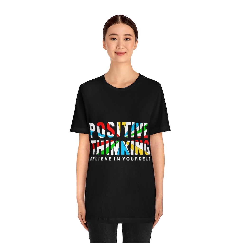 Positive Thinking Unisex Jersey Short Sleeve Tee