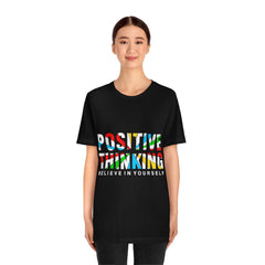 Positive Thinking Unisex Jersey Short Sleeve Tee