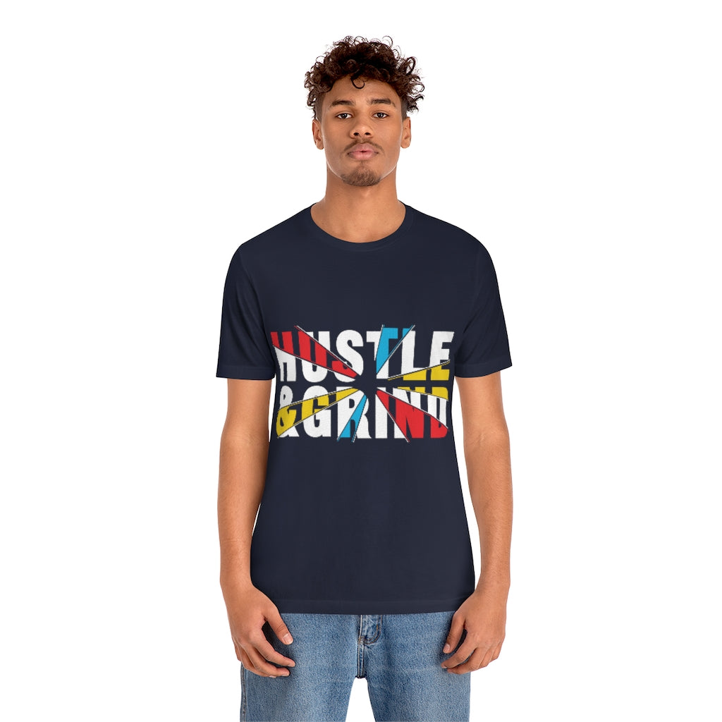Hustle And Grind Unisex Jersey Short Sleeve Tee