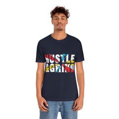 Hustle And Grind Unisex Jersey Short Sleeve Tee