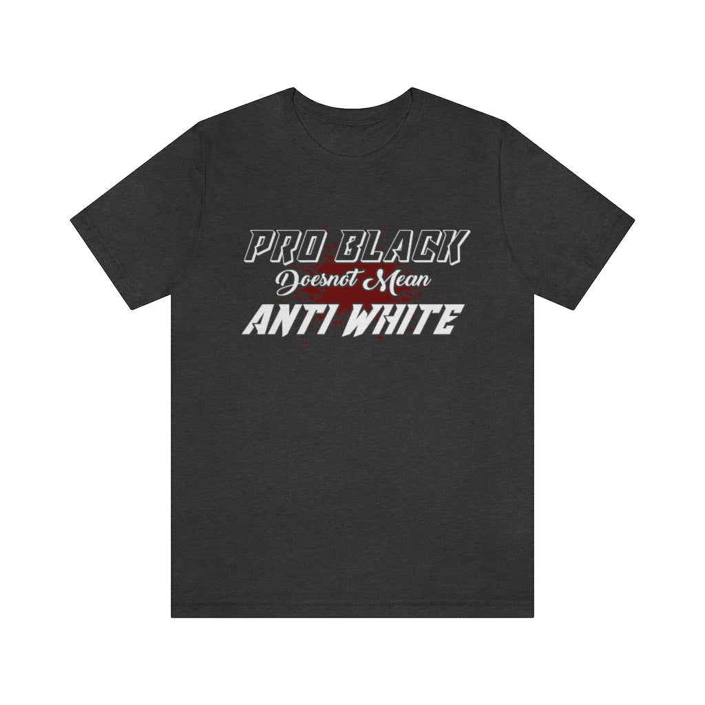 Pro Black Unisex Jersey Short Sleeve Tee
