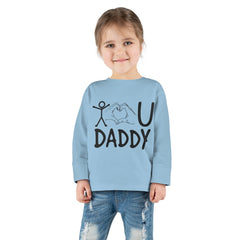 Love Daddy Toddler Long Sleeve Tee