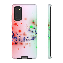Purple Notes Music Samsung Galaxy Tough Cases