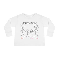 My Little Family Toddler Long Sleeve Tee