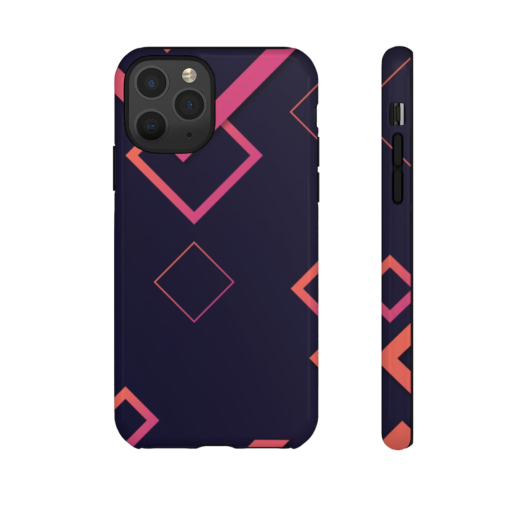 Boxed Geometric iPhone Tough Cases
