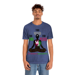 The Soul vs. The Flesh vs. The Mind Unisex Jersey Short Sleeve Tee
