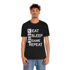 Gaming Repeat Unisex Jersey Short Sleeve Tee