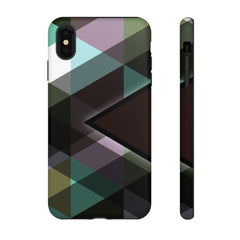 Plaid Geometric iPhone Tough Cases