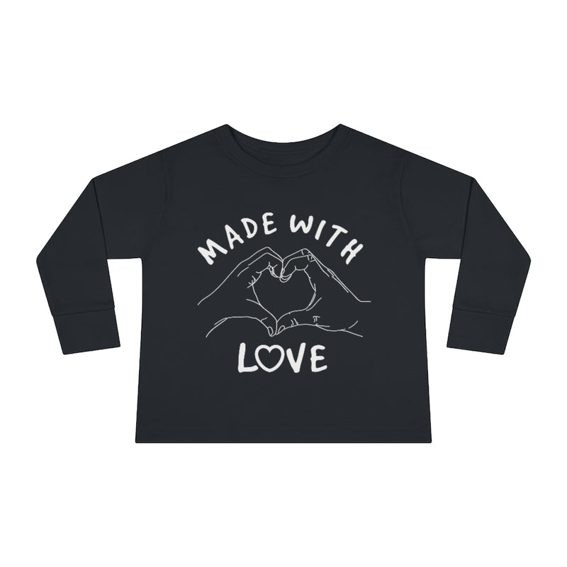 Made With Love Toddler Long Sleeve Tee