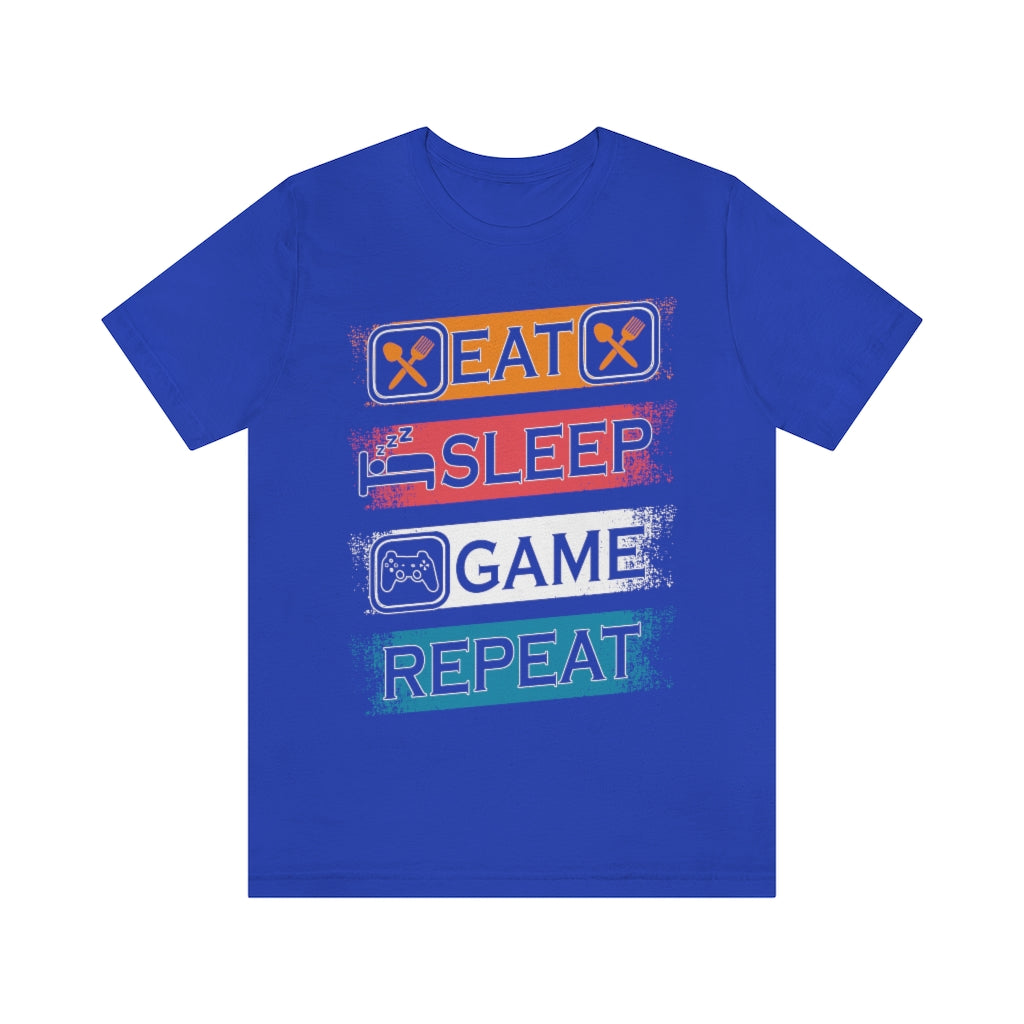 Gaming Repeat Unisex Jersey Short Sleeve Tee